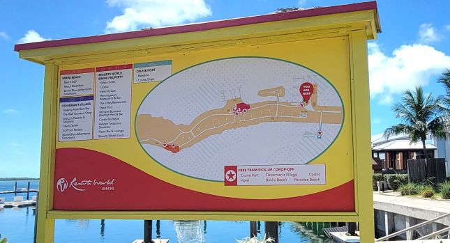 Explore Bimini Map of cool places