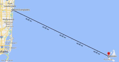 Fort Lauderdale to Bimini Bahamas